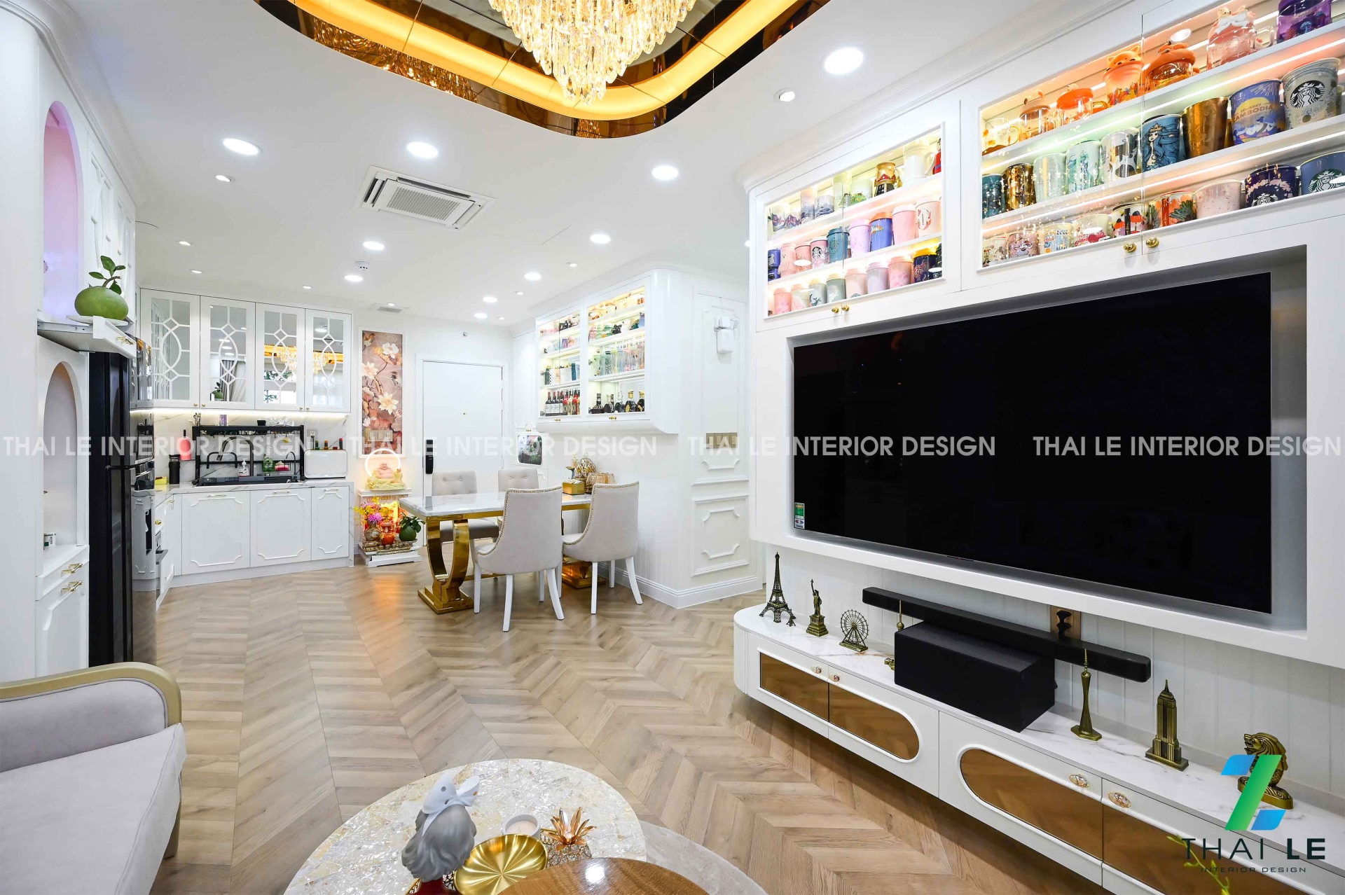 Thi công nội thất căn hộ The Western Capital Q.6 - B1.26.05 - 88m2